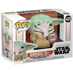 Funko POP! Star Wars The Mandalorian Grogu with Chowder Squid #469 [The Child. Soup Creature] Exclusive